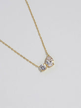 18K Gold-Plated Stainless Steel Teardrop AAA Cubic Zirconia Necklace